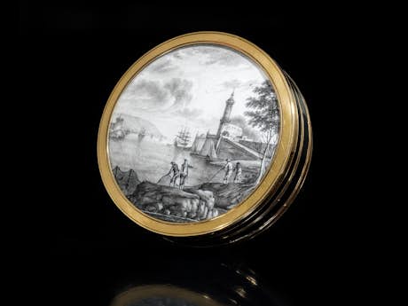 Dose mit Miniatur von Antoine le Loup (1730 - 1802)